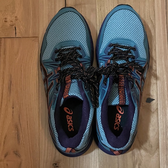 NWOT Asics Turquoise and Violet Athletic Shoes - Picture 4 of 7